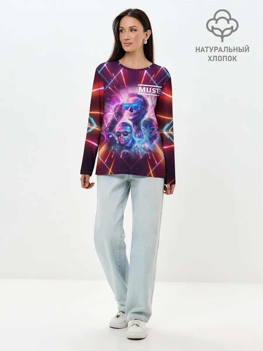 Лонгслив женский. Хлопок / Muse