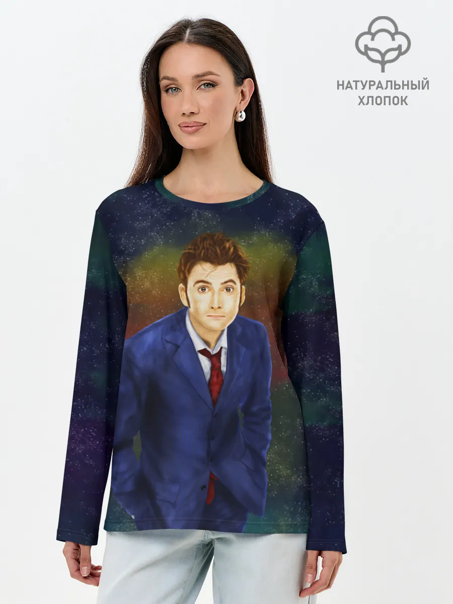 Лонгслив женский. Хлопок / DOCTOR WHO