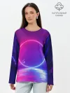 Лонгслив женский. Хлопок / НЕОНОВЫЙ КРУГ
