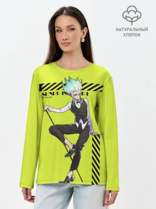 Лонгслив женский. Хлопок / Доктор Стоун