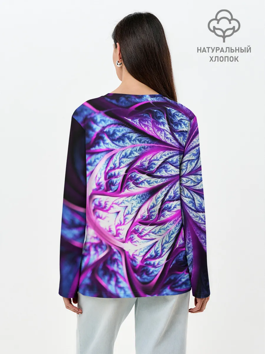 Лонгслив женский. Хлопок / FRACTAL COLLECTION