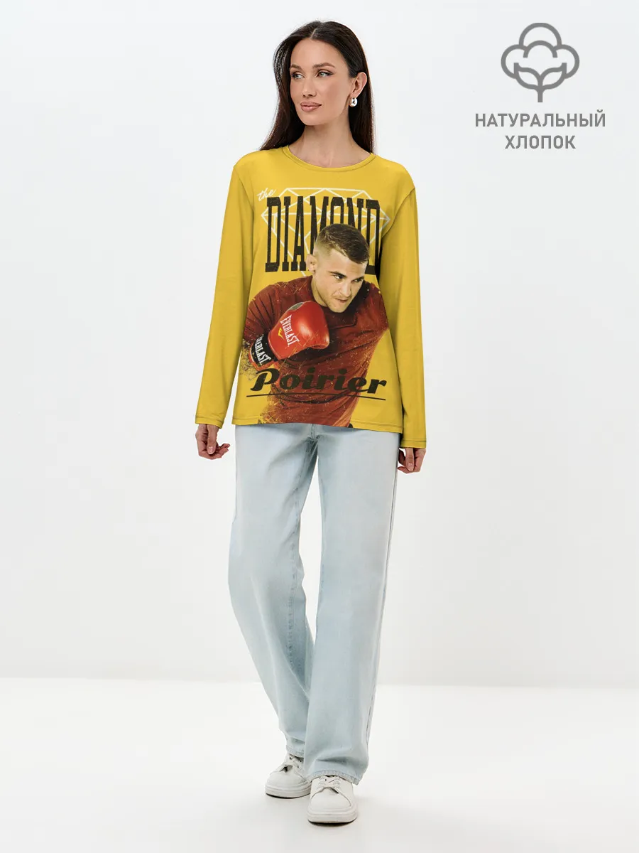 Лонгслив женский. Хлопок / Diamond Poirier