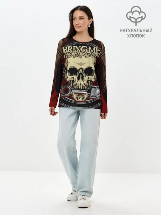 Лонгслив женский. Хлопок / Bring Me the Horizon