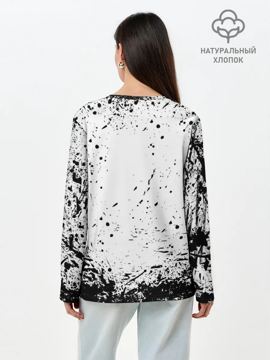 Лонгслив женский. Хлопок / THE PRODIGY | ПРОДИДЖИ