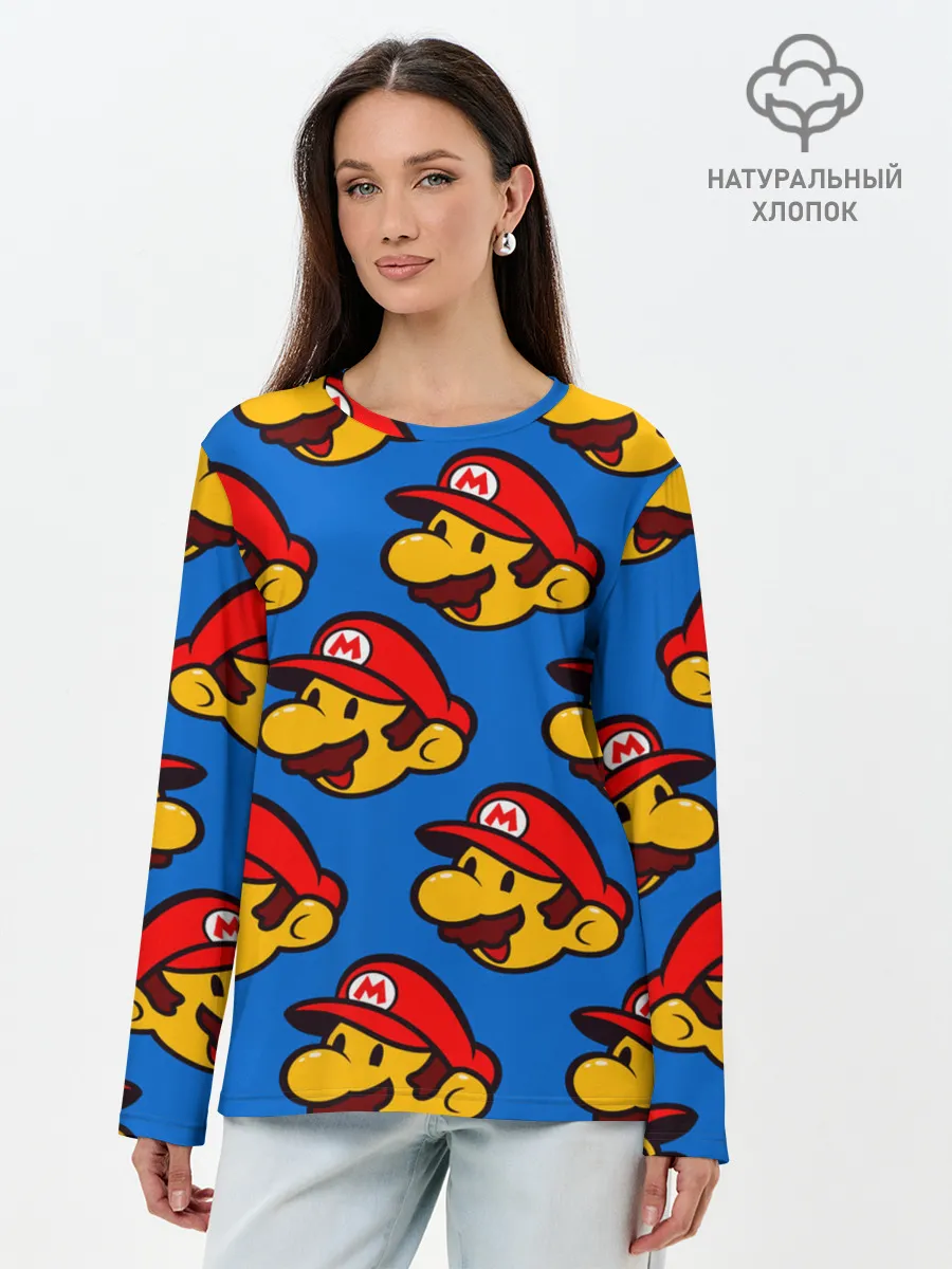 Лонгслив женский. Хлопок / Mario