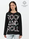 Лонгслив женский. Хлопок / Rock And Roll