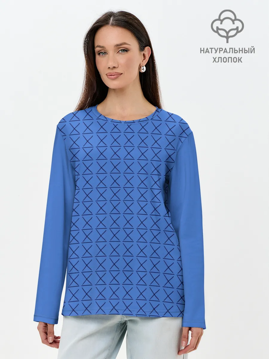 Лонгслив женский. Хлопок / Конь БоДжек. Свитер