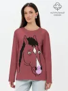 Лонгслив женский. Хлопок / BoJack Horseman