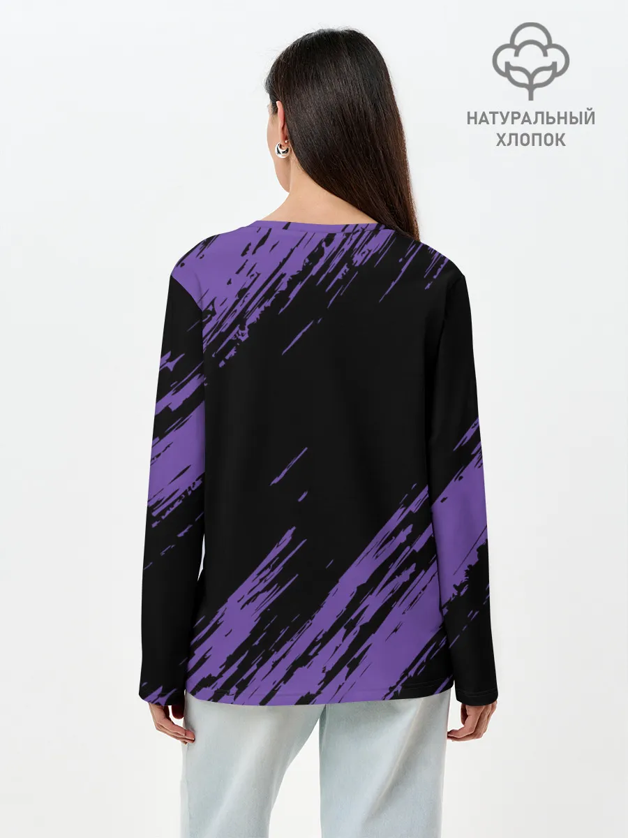 Лонгслив женский. Хлопок / Стальной алхимик