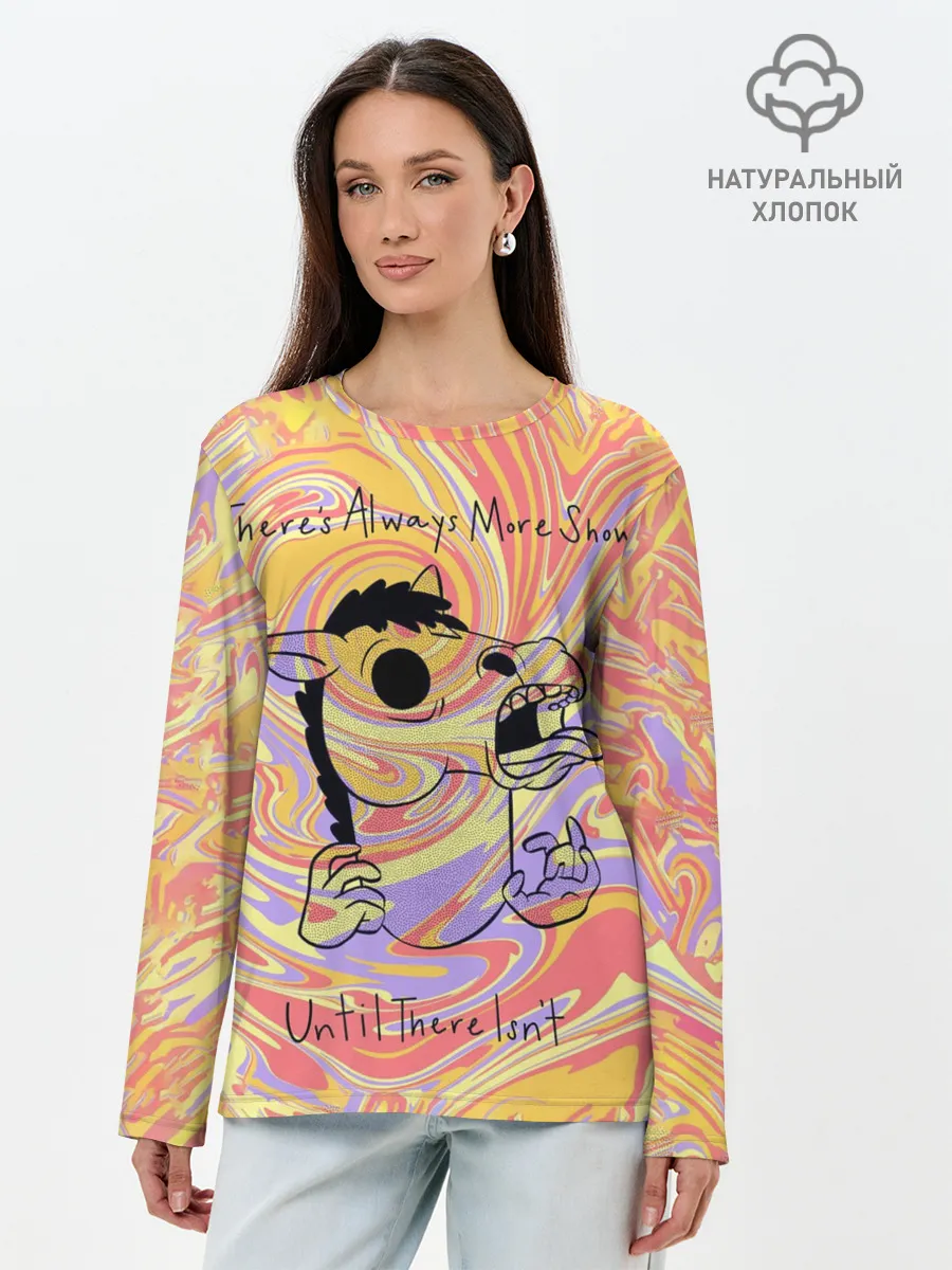 Лонгслив женский. Хлопок / BoJack Horseman