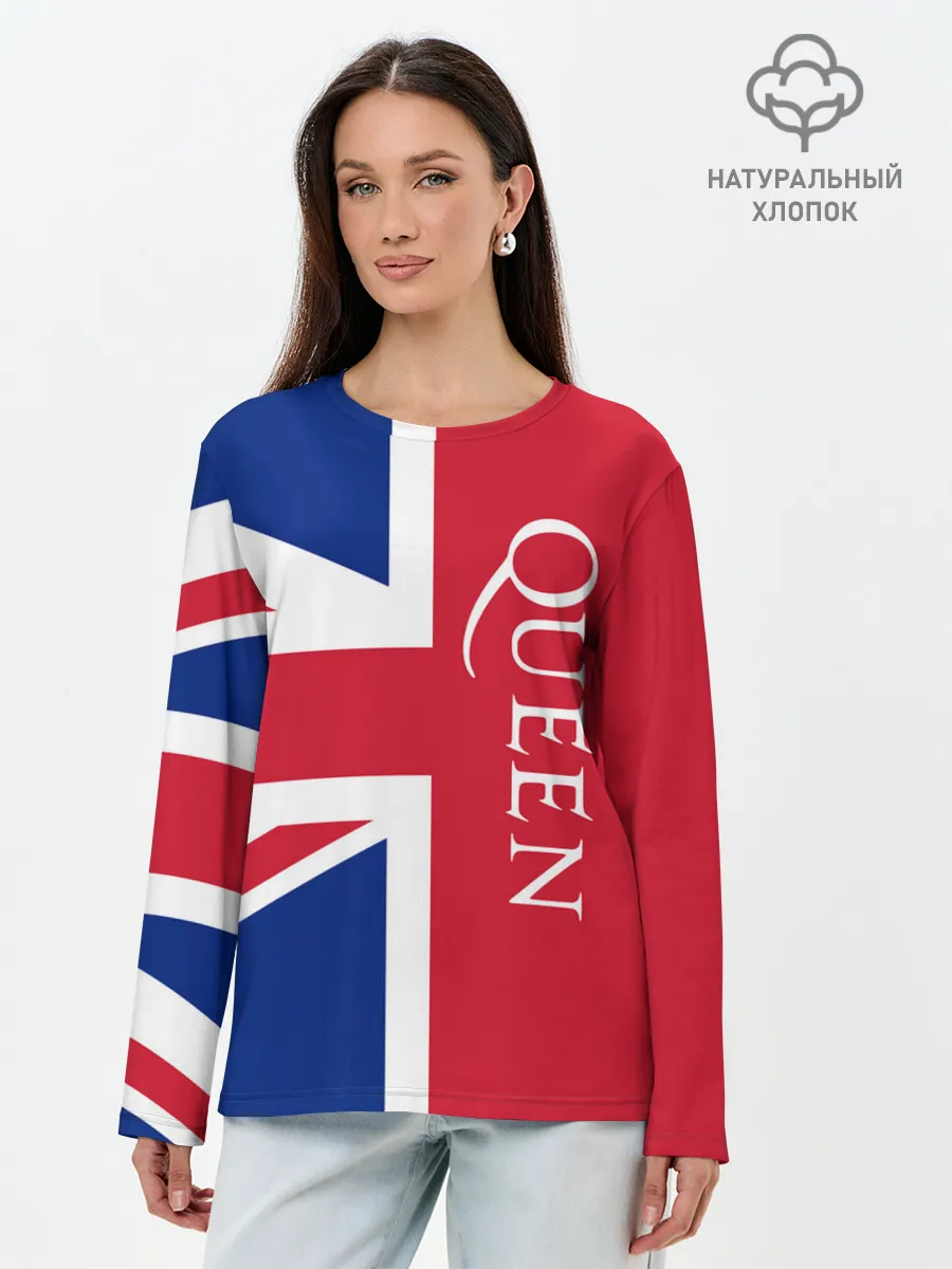 Лонгслив женский. Хлопок / Queen