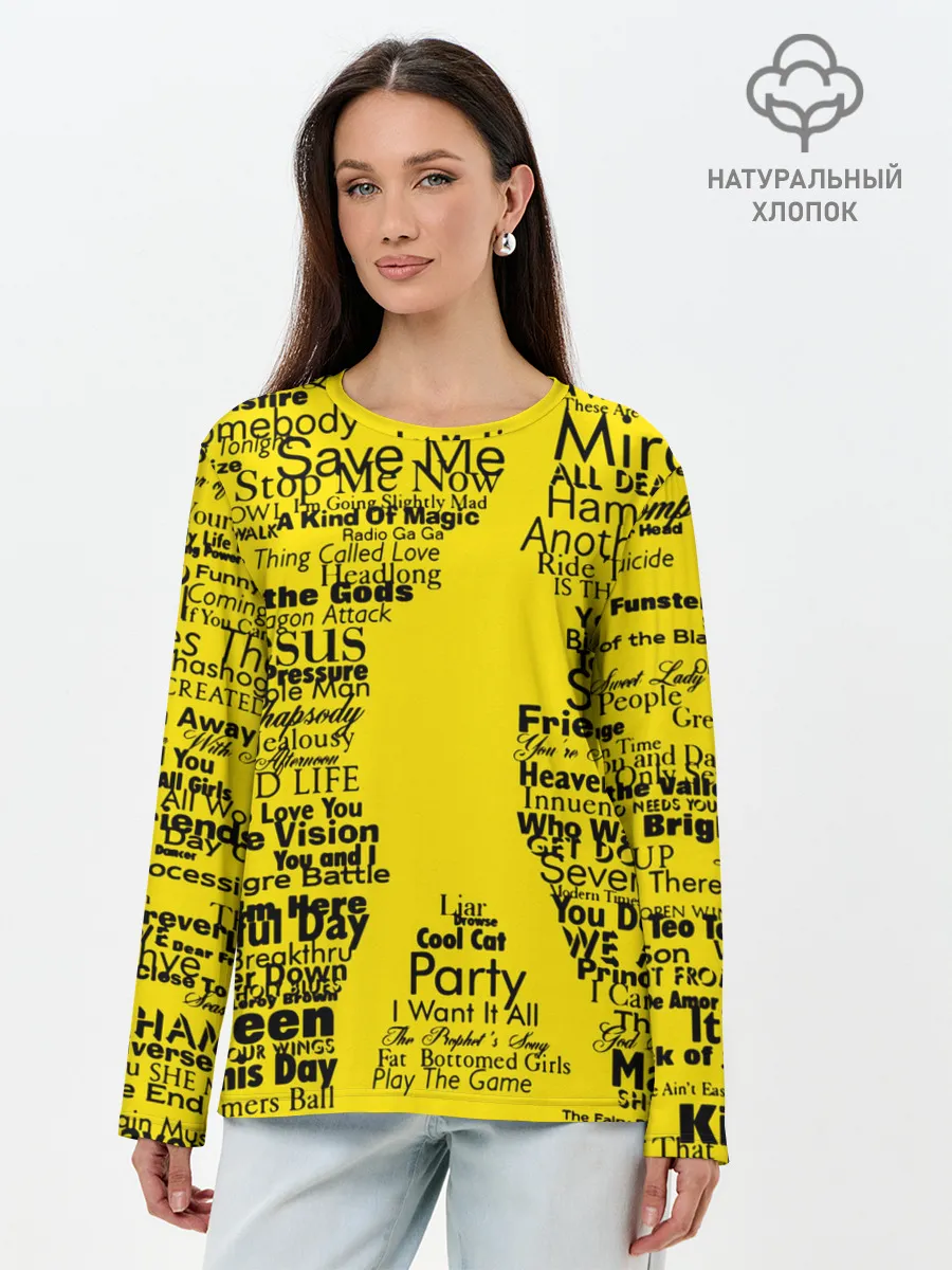 Лонгслив женский. Хлопок / Queen