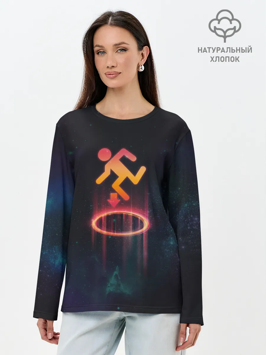 Лонгслив женский. Хлопок / PORTAL