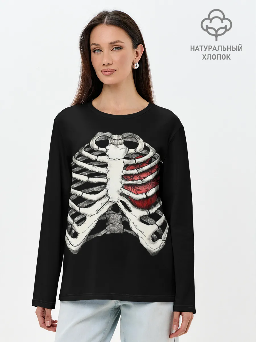Лонгслив женский. Хлопок / My Heart