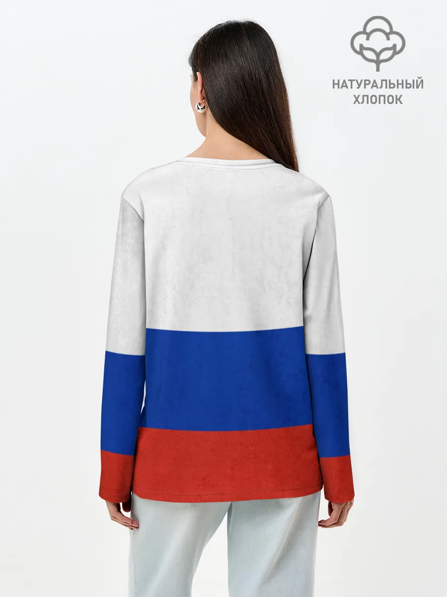 Лонгслив женский. Хлопок / Russia