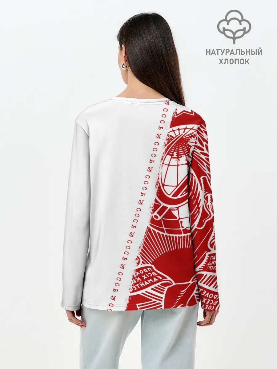 Лонгслив женский. Хлопок / СССР