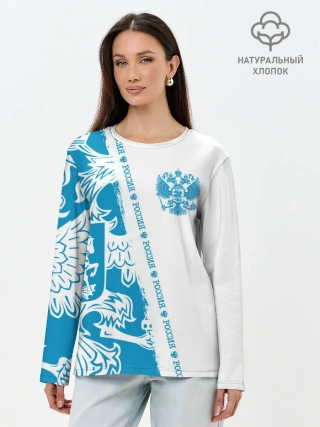 Лонгслив женский. Хлопок / Россия
