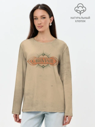 Лонгслив женский. Хлопок / OBLIVIATE
