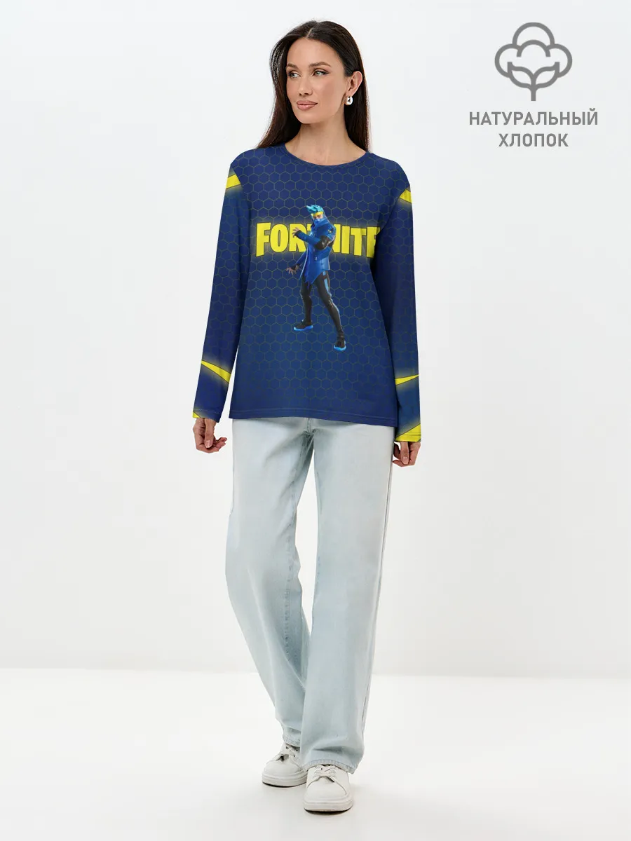 Лонгслив женский. Хлопок / FORTNITE NINJA