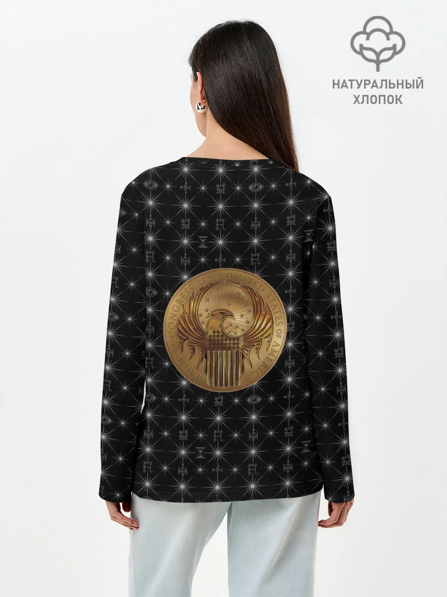 Лонгслив женский. Хлопок / M.A.C.U.S.A.
