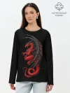 Лонгслив женский. Хлопок / Red Dragon