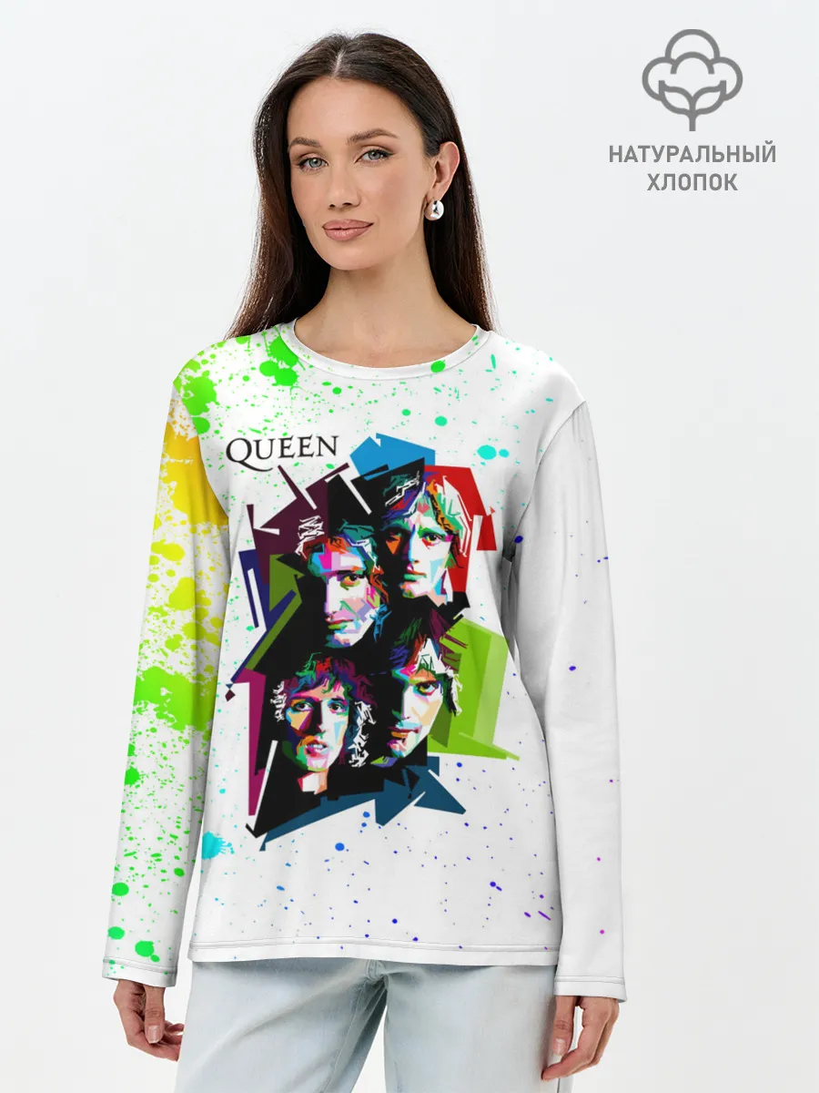 Лонгслив женский. Хлопок / Queen