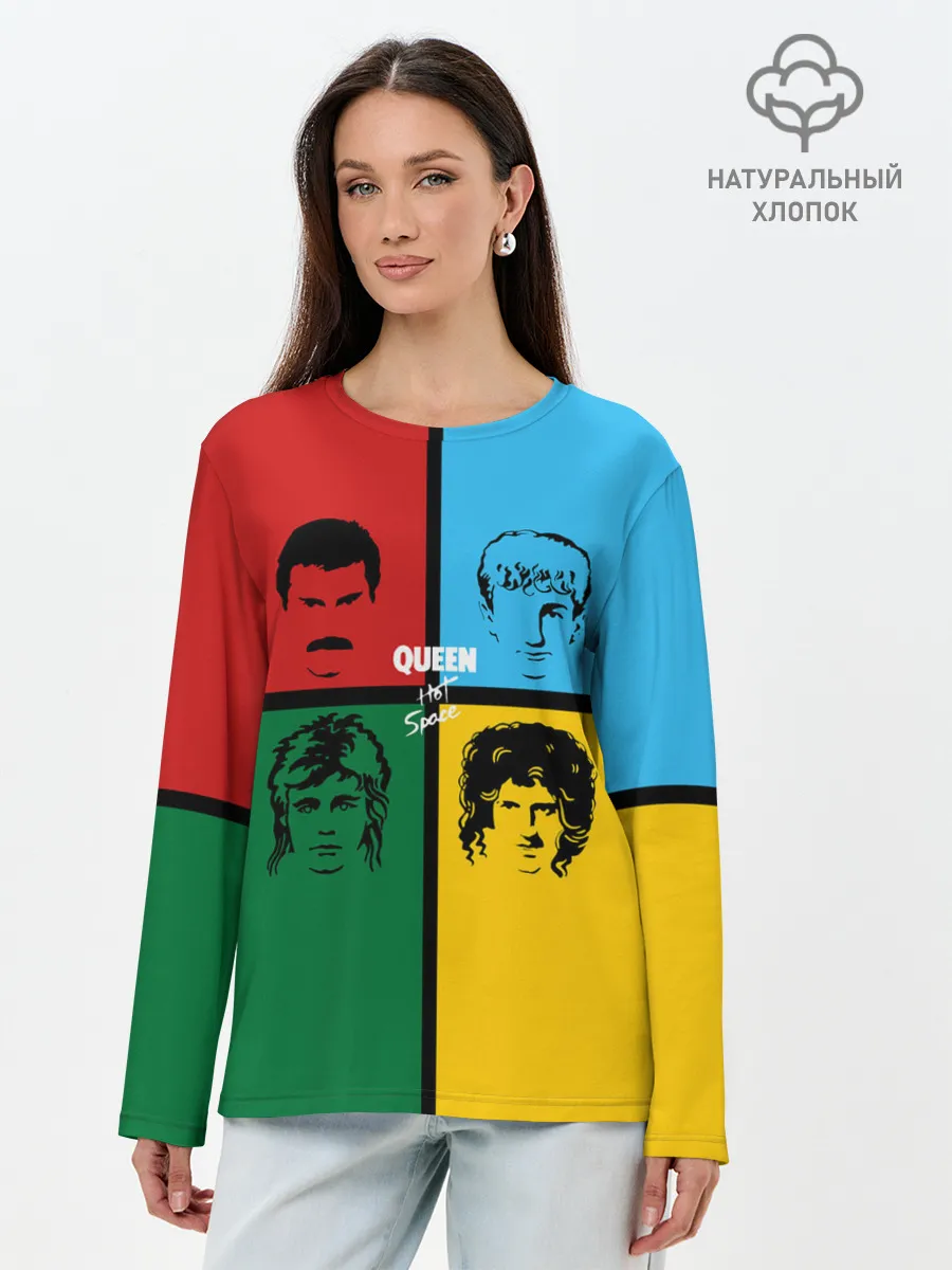 Лонгслив женский. Хлопок / Queen