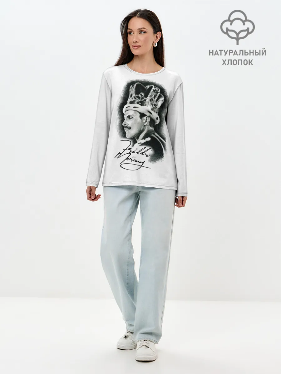 Лонгслив женский. Хлопок / Queen