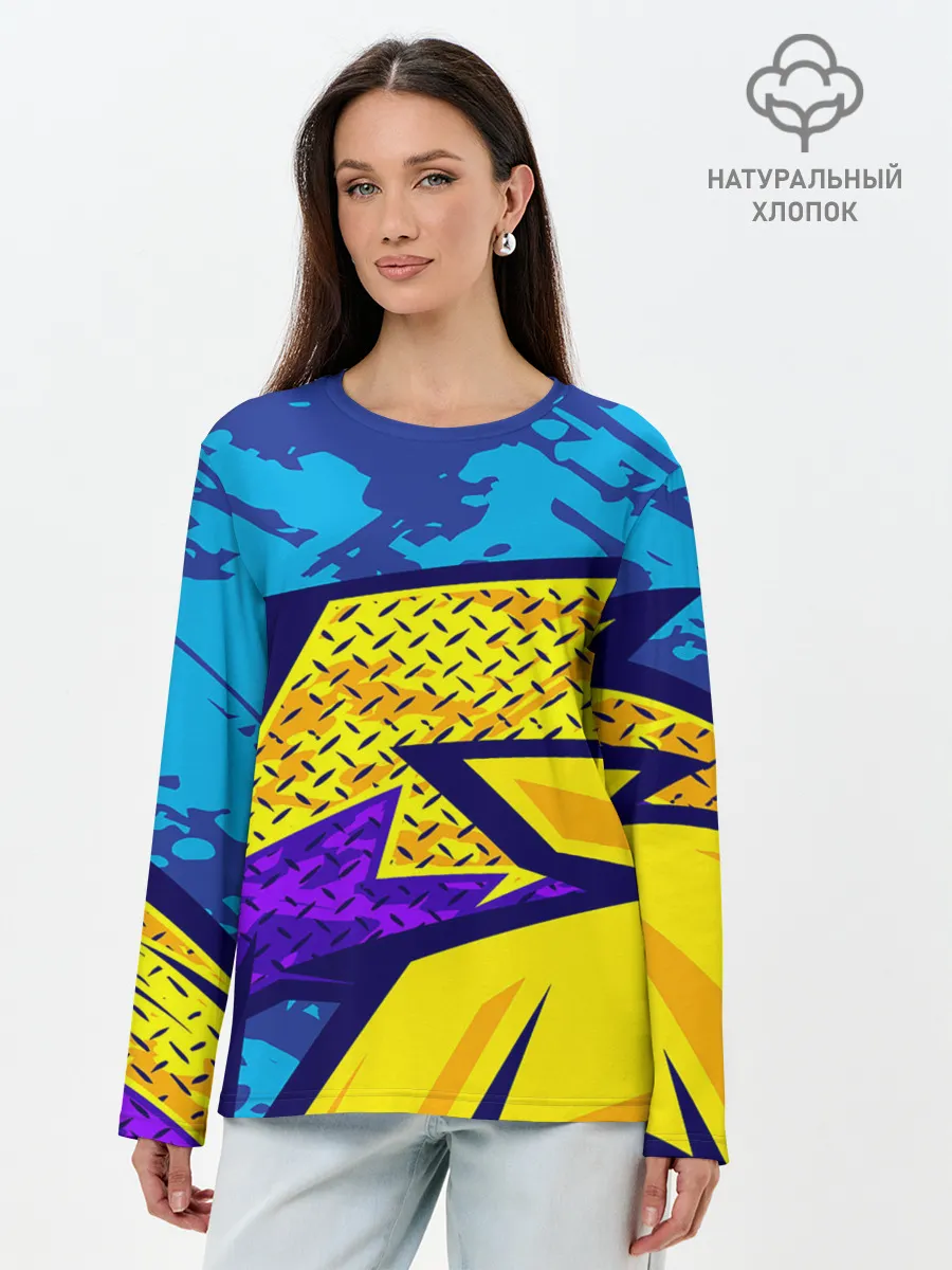 Лонгслив женский. Хлопок / Street Light