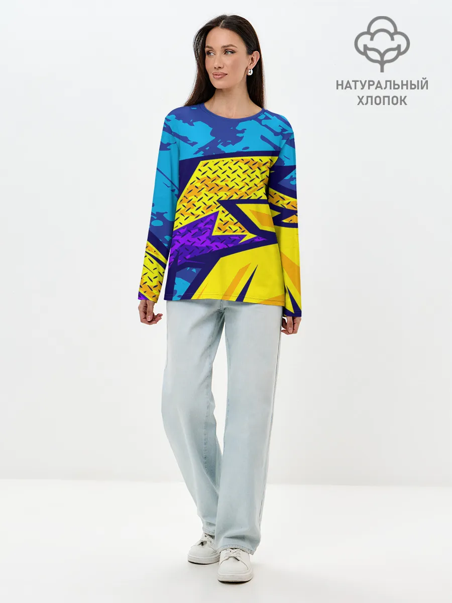 Лонгслив женский. Хлопок / Street Light