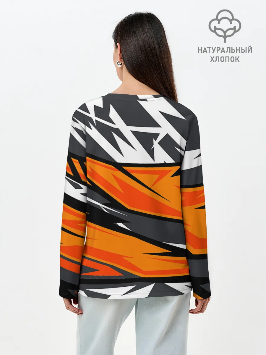 Лонгслив женский. Хлопок / corner camouflage