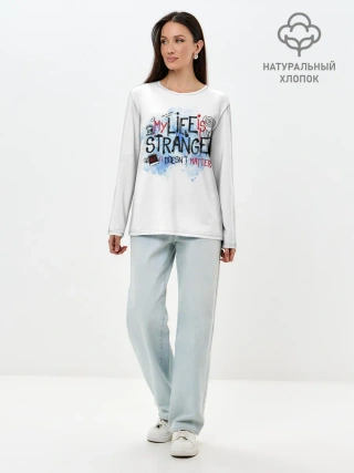 Лонгслив женский. Хлопок / LIFE IS STRANGE