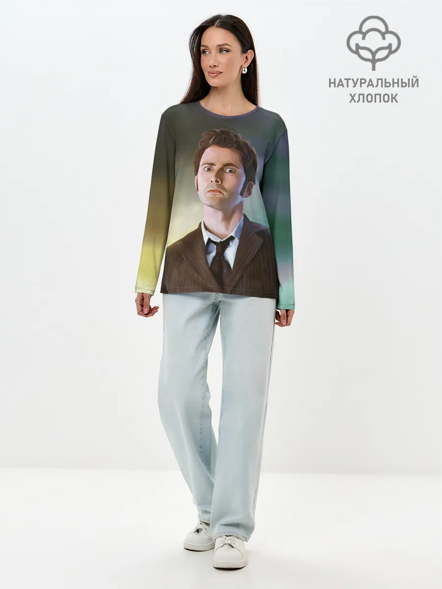 Лонгслив женский. Хлопок / 10 ДОКТОР