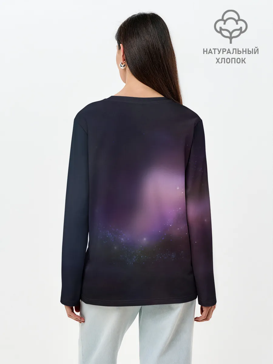 Лонгслив женский. Хлопок / TARDIS