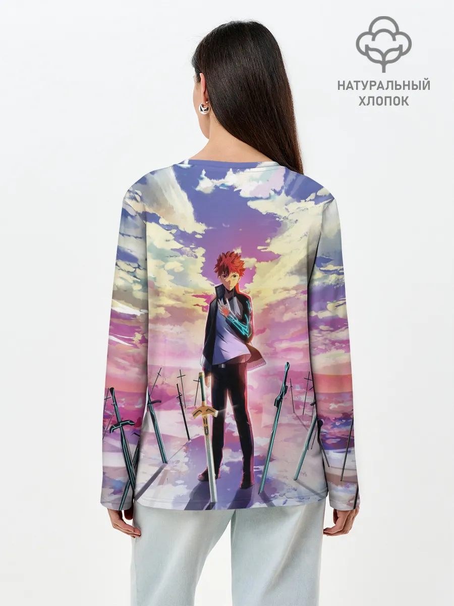 Лонгслив женский. Хлопок / Emiya Shirou