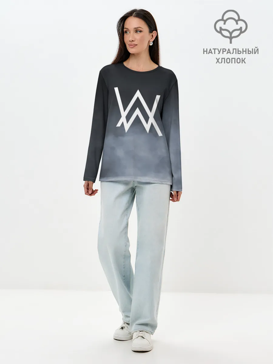 Лонгслив женский. Хлопок / Alan Walker