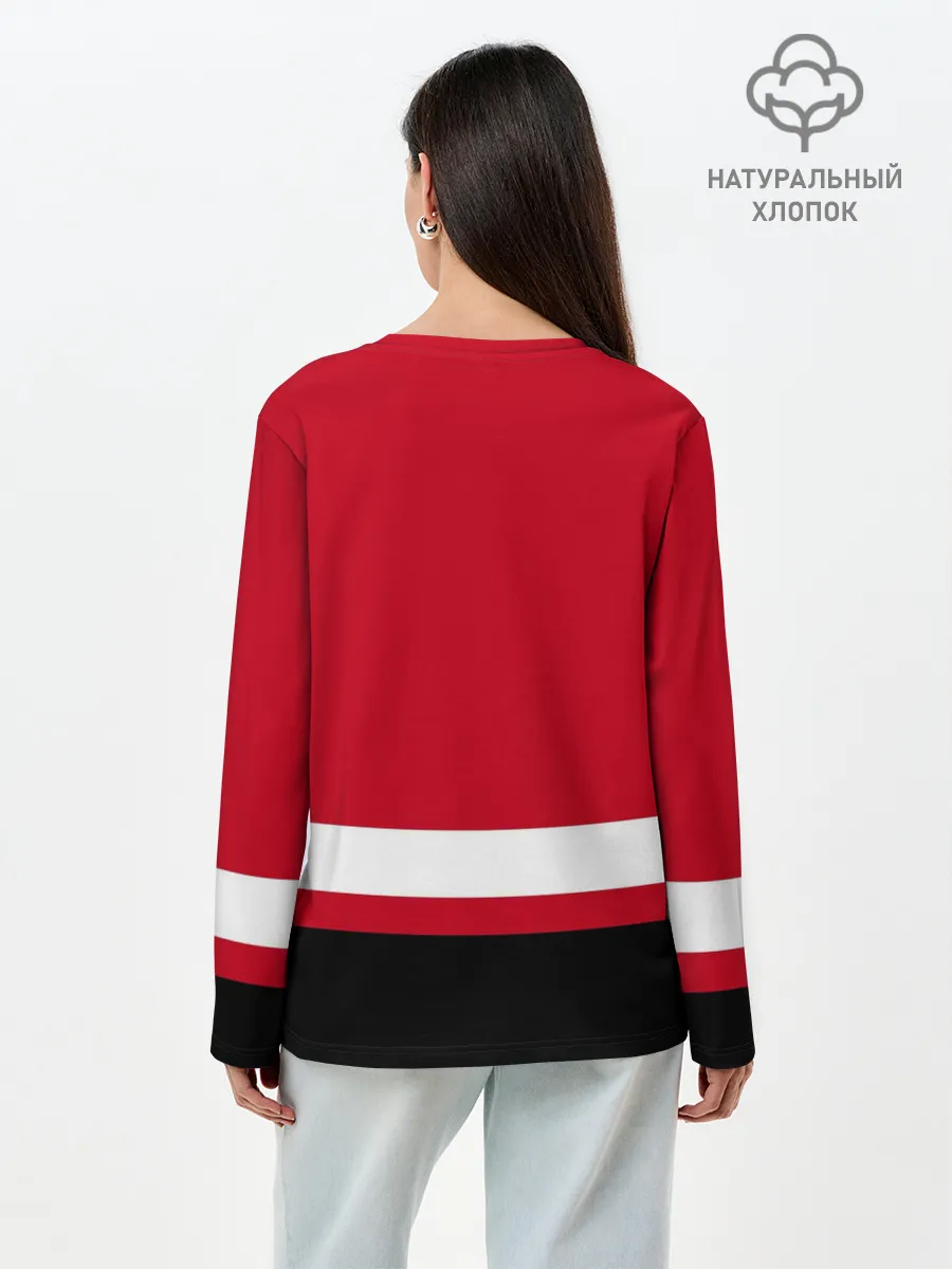 Лонгслив женский. Хлопок / Chicago Blackhawks