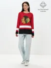 Лонгслив женский. Хлопок / Chicago Blackhawks