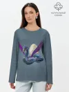 Лонгслив женский. Хлопок / OCCAMY