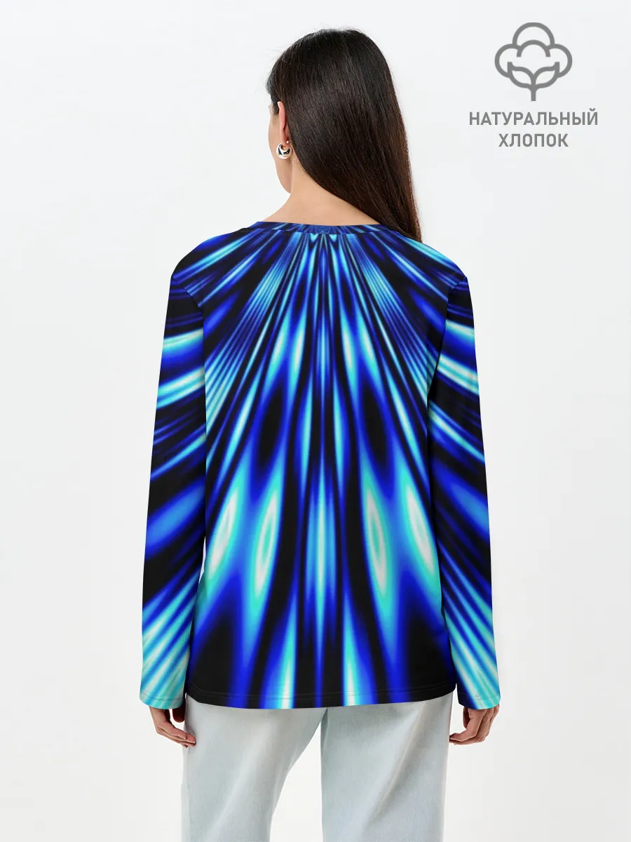 Лонгслив женский. Хлопок / Световые Лучи