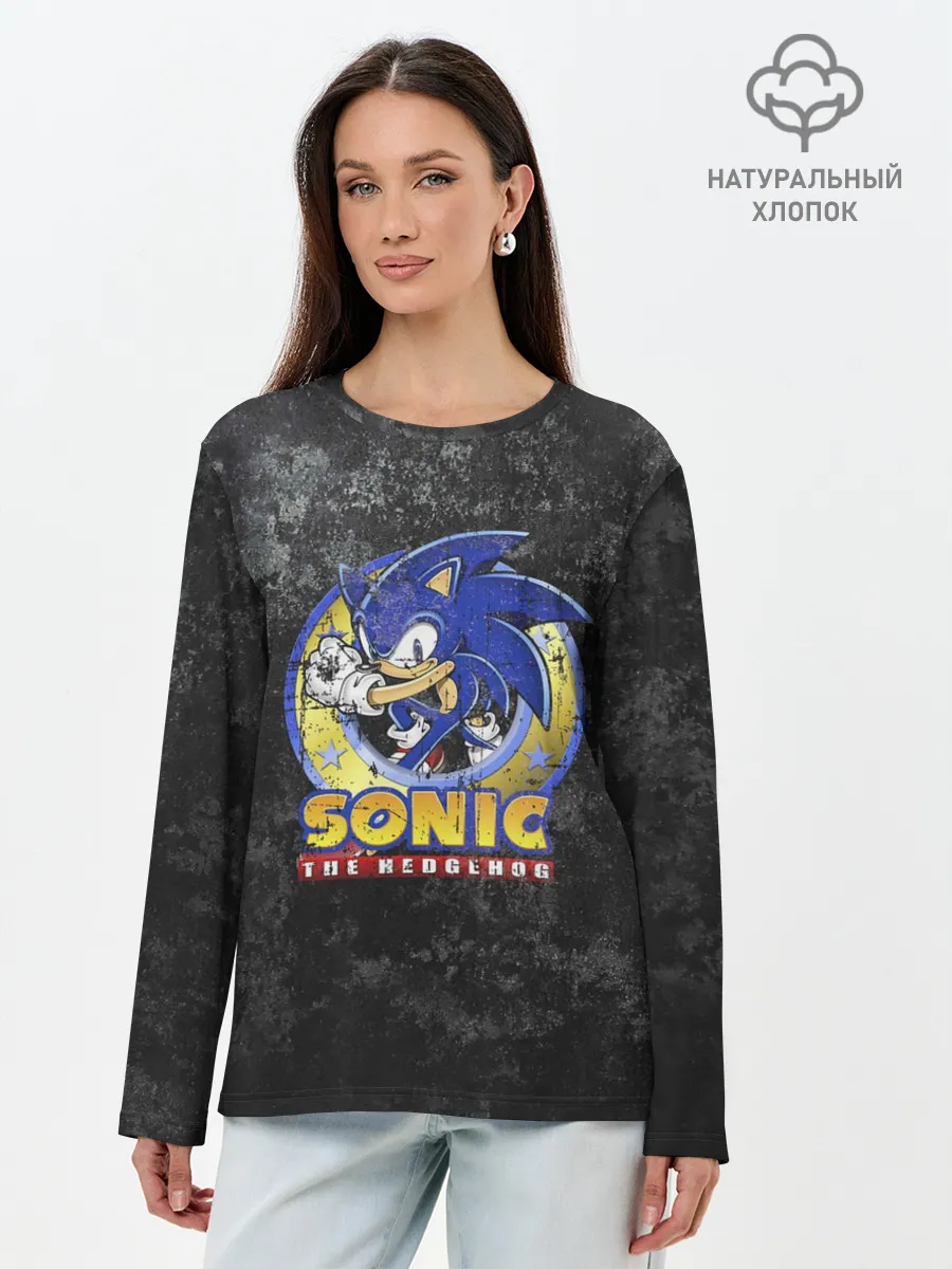 Лонгслив женский. Хлопок / СОНИК