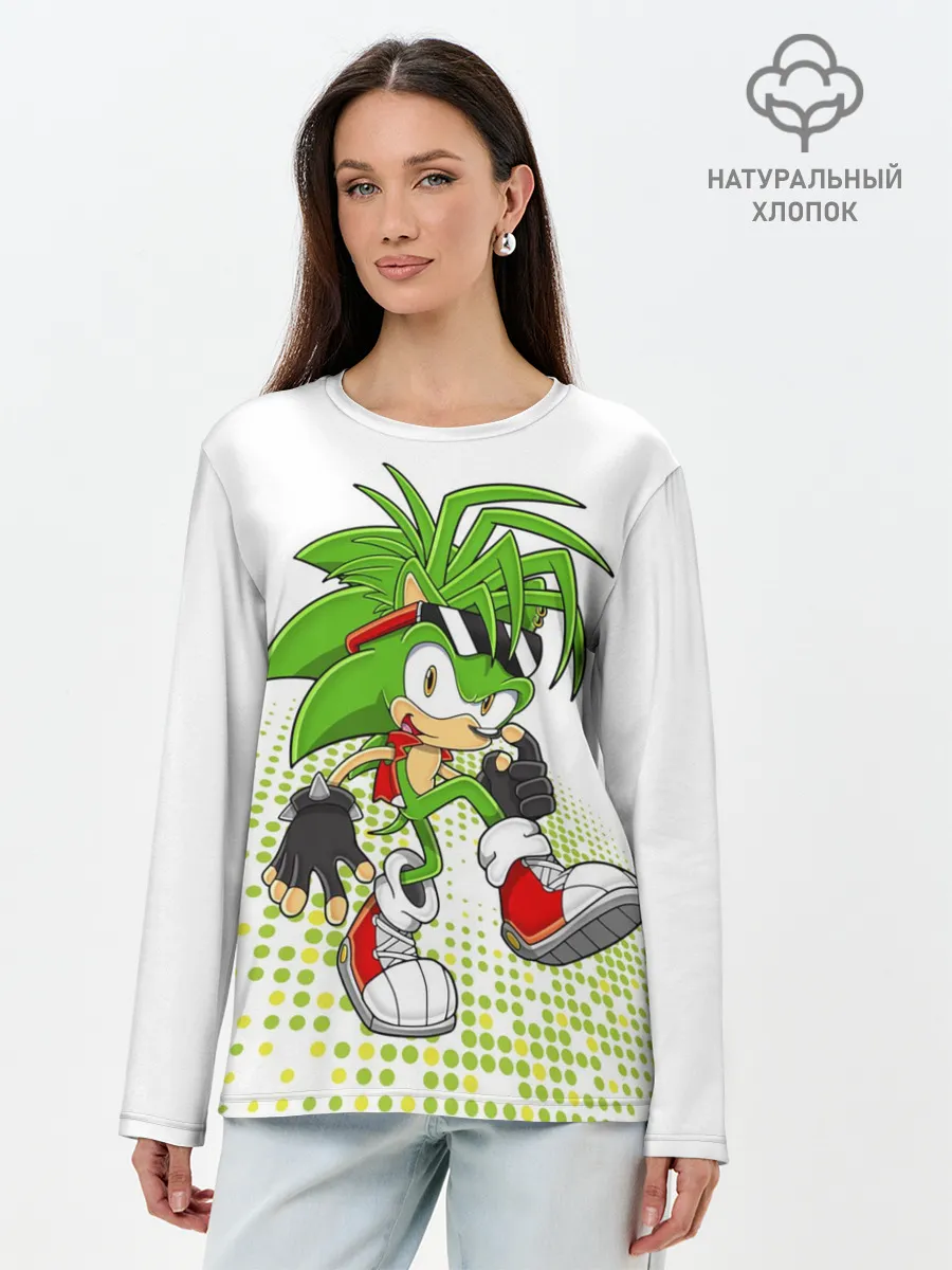 Лонгслив женский. Хлопок / Sonic