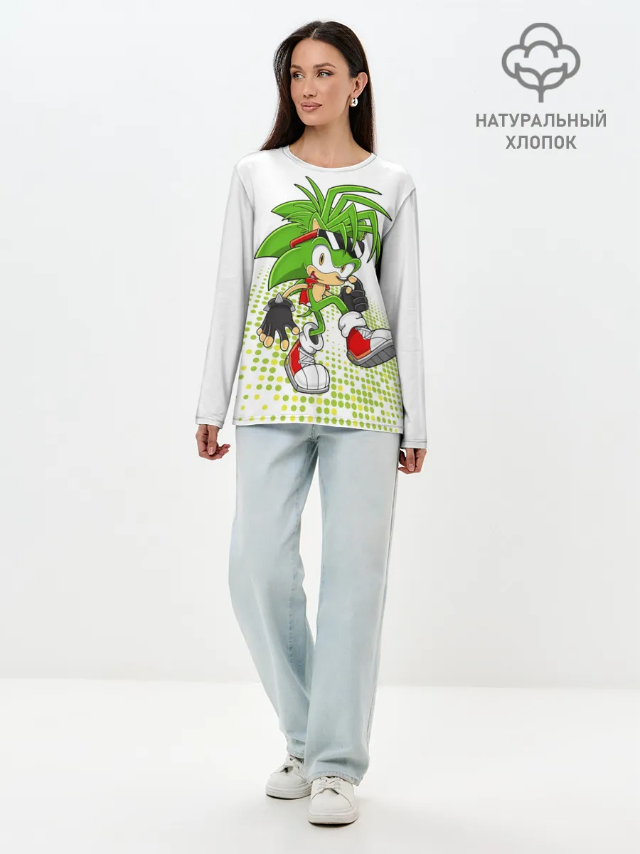 Лонгслив женский. Хлопок / Sonic