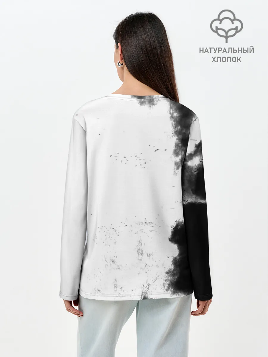 Лонгслив женский. Хлопок / Im on the highway to hell AC/DC