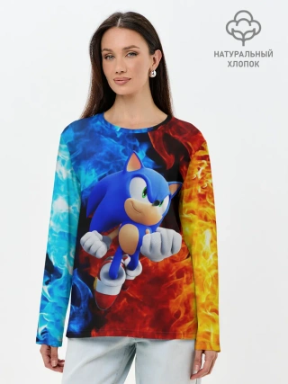 Лонгслив женский. Хлопок / SONIC