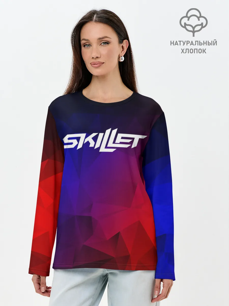 Лонгслив женский. Хлопок / Skillet | Скиллет