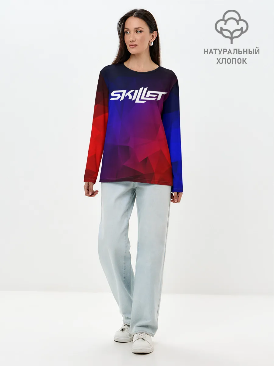 Лонгслив женский. Хлопок / Skillet | Скиллет