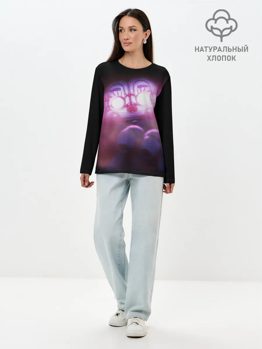 Лонгслив женский. Хлопок / Five Nights At Freddys