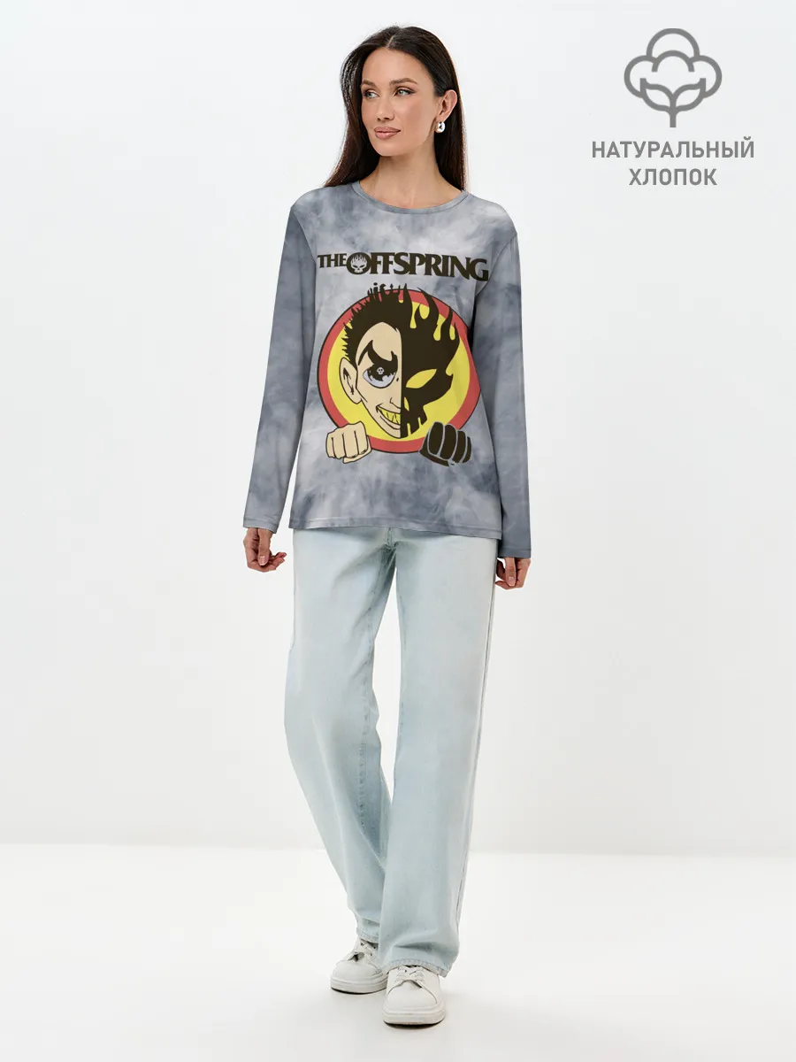 Лонгслив женский. Хлопок / The Offspring