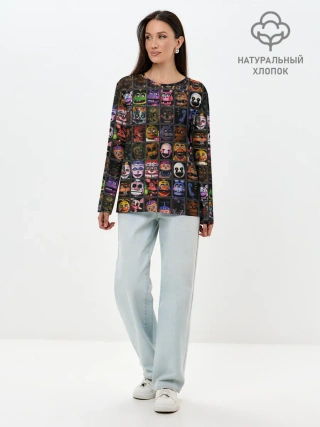 Лонгслив женский. Хлопок / Five Nights At Freddys